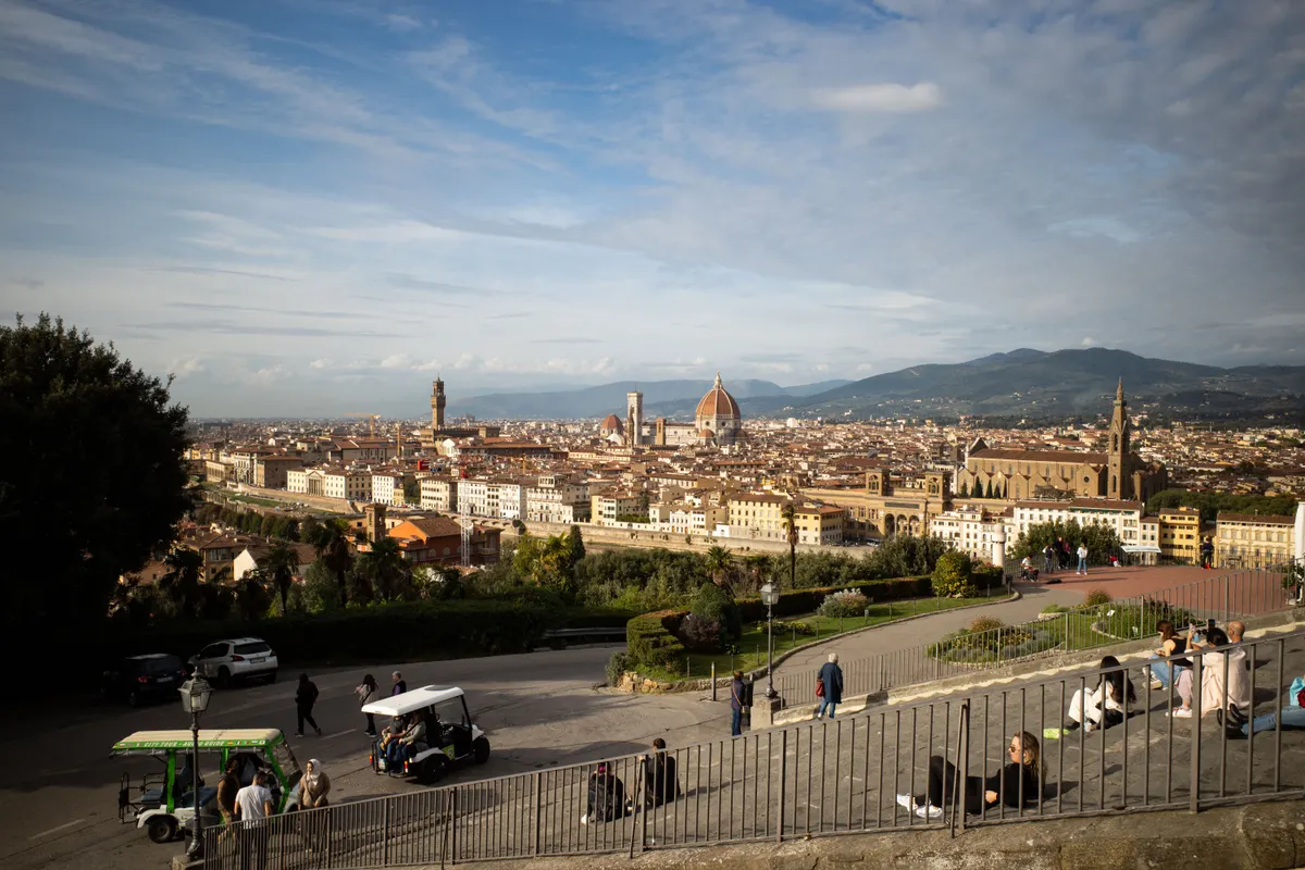 Piazzale Michelangelo — Florencia desde Arriba