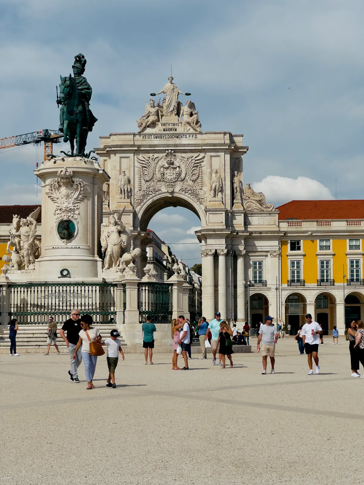 Praça do Comércio y Arco de la Rua Augusta